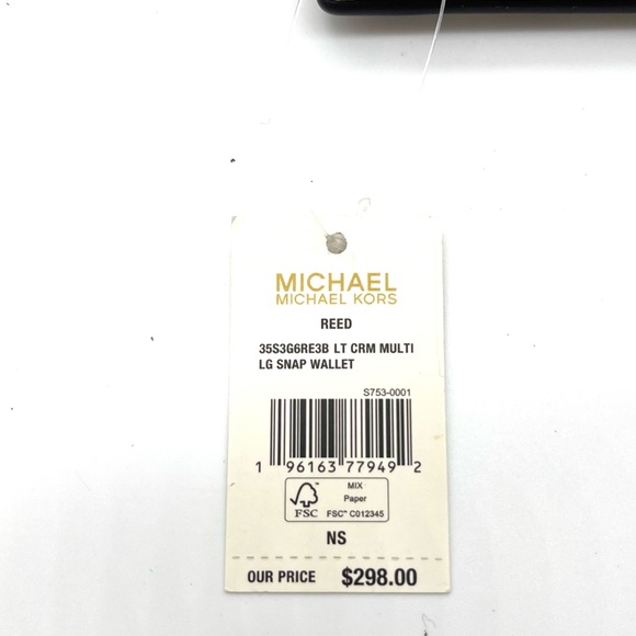 Michael Kors Reed Large Snap Bifold Wallet - Picture 6 of 6